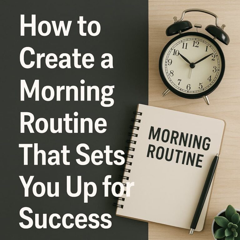 How to Create a Morning Routine That Sets You Up for Success