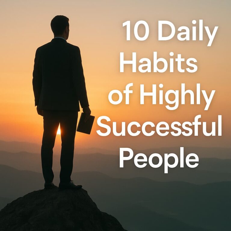 🧠 10 Daily Habits of Highly Successful People
